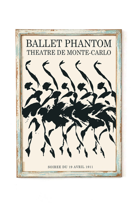 Ballet Phantom Theatre Dance Poster Print