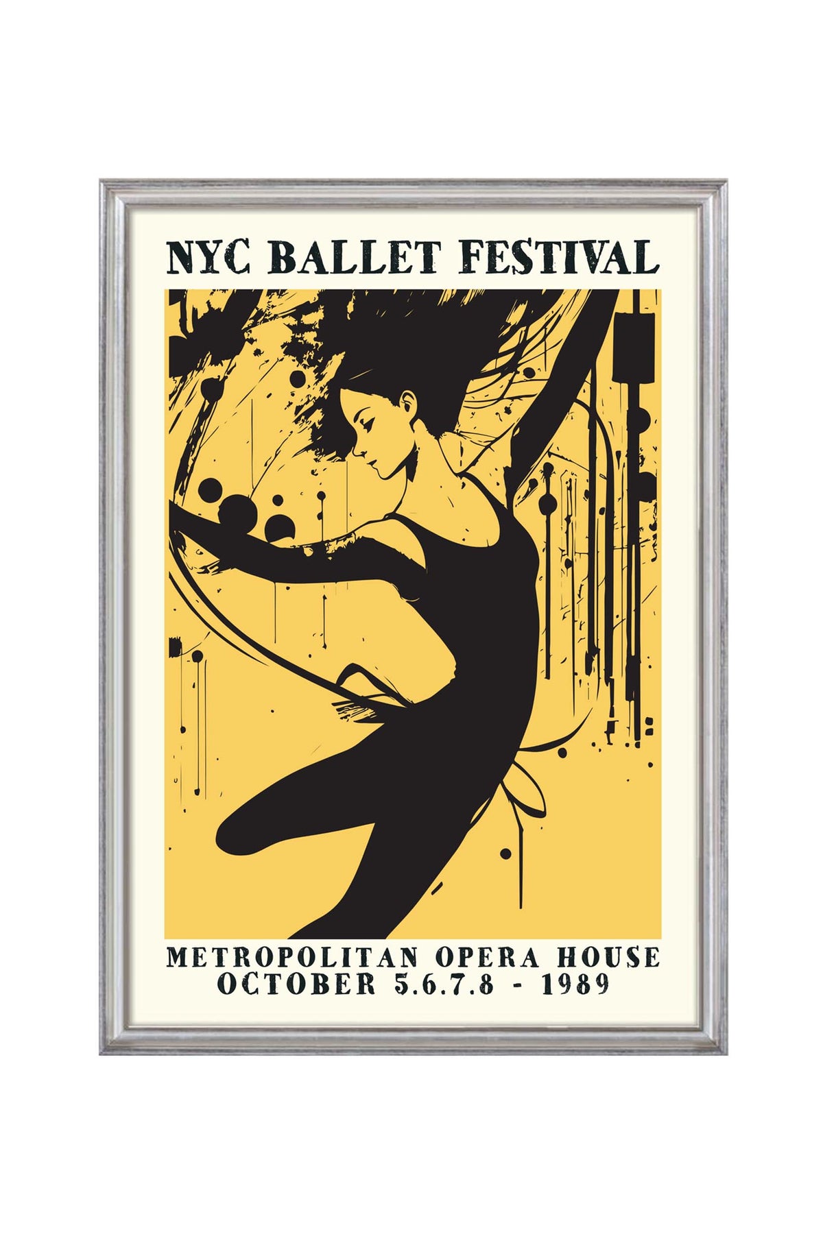 NYC Ballet Festival Poster Print