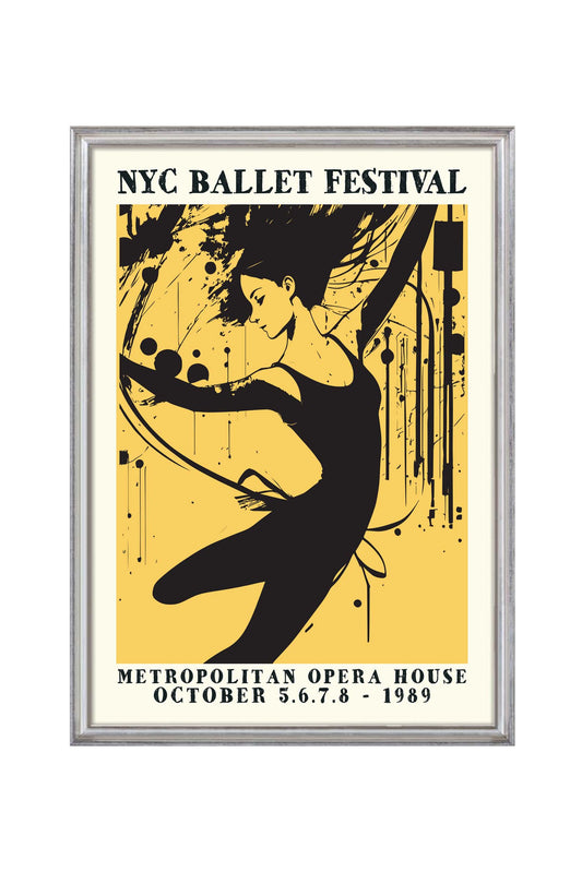 NYC Ballet Festival Poster Print