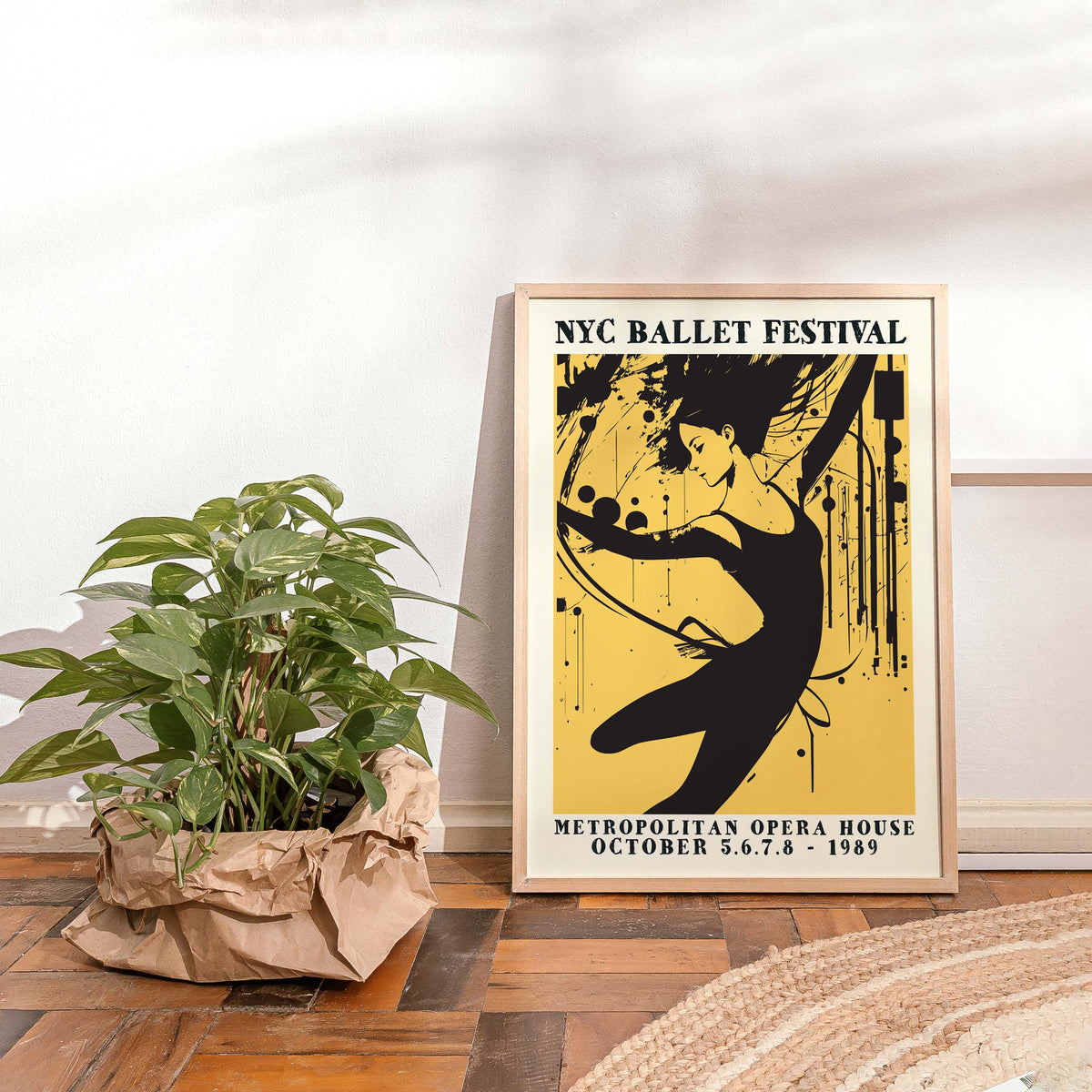 NYC Ballet Festival Poster Print