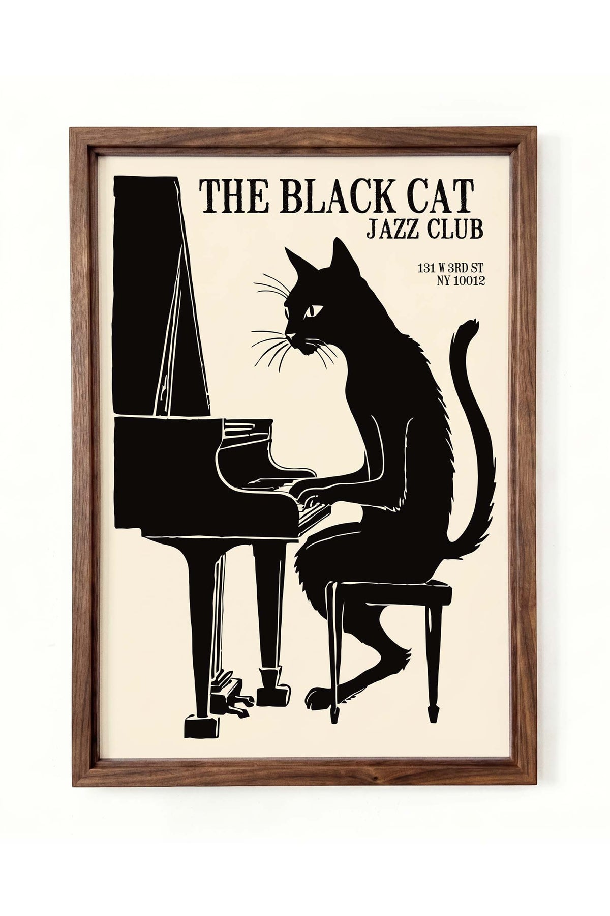 Black Cat Jazz Club Poster