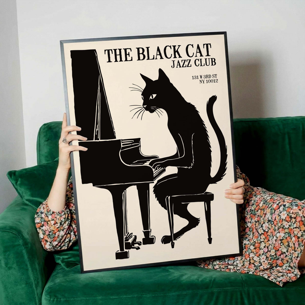 Black Cat Jazz Club Poster