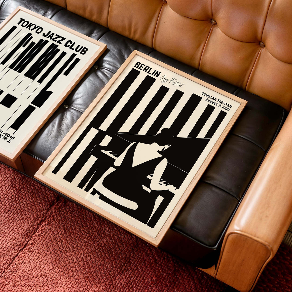 Berlin Jazz Festival Piano Poster Print