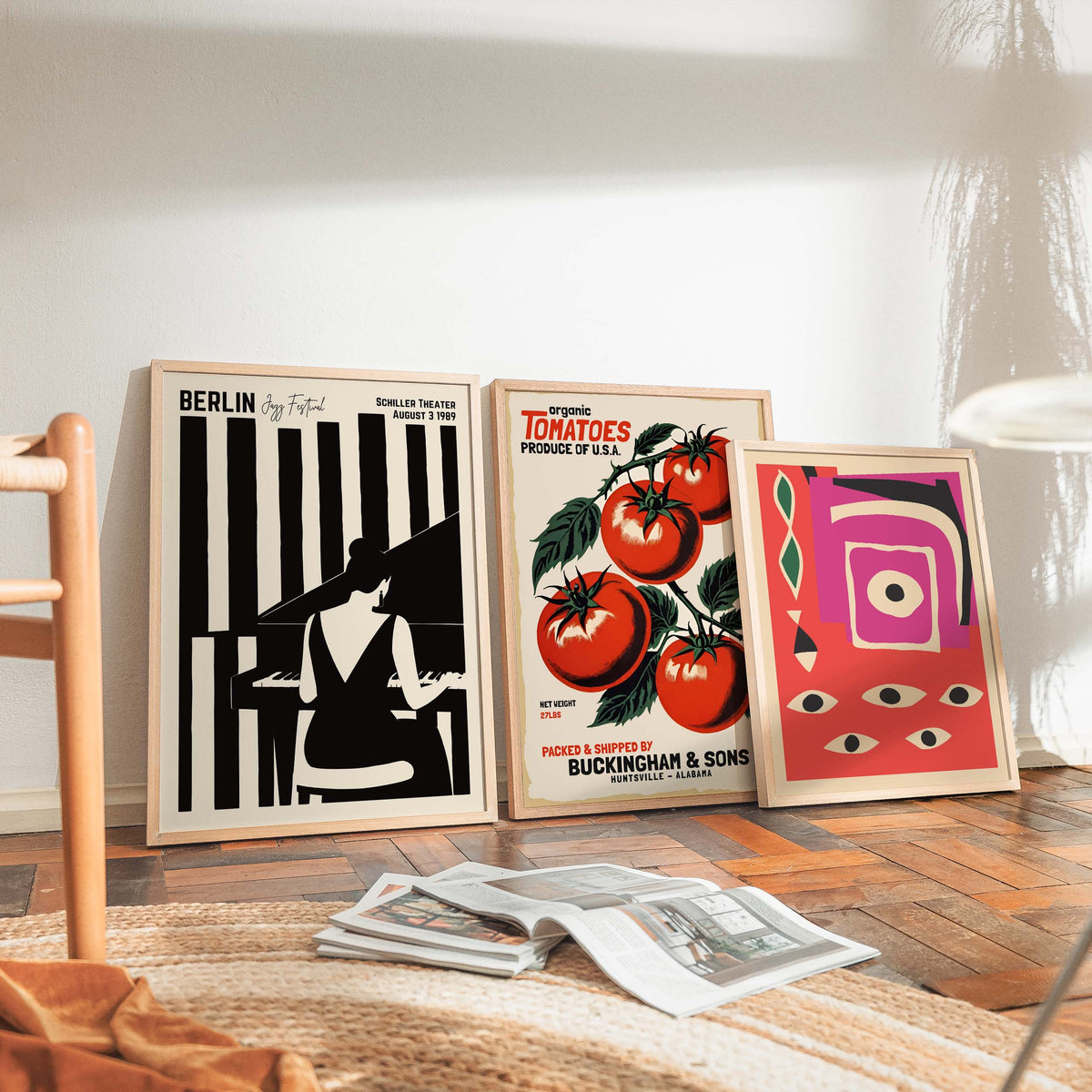 Berlin Jazz Festival Piano Poster Print