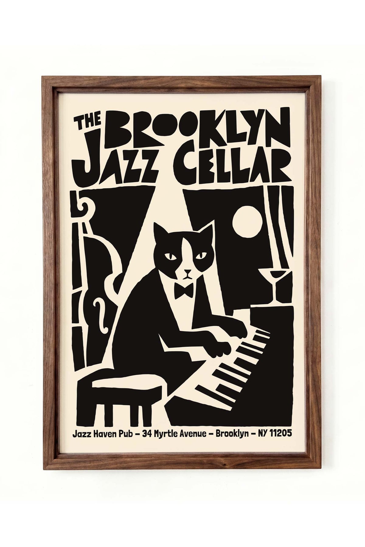 Brooklyn Jazz Cellar Poster