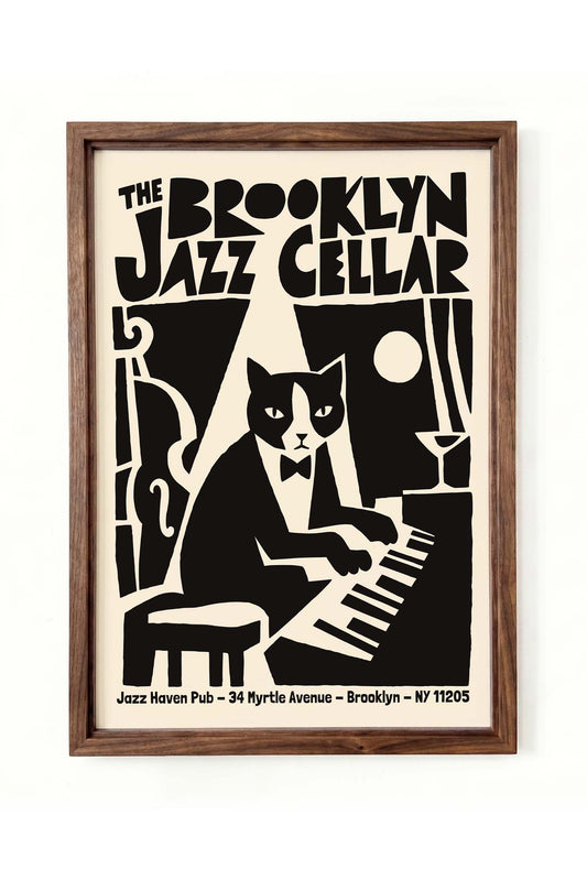 Brooklyn Jazz Cellar Poster
