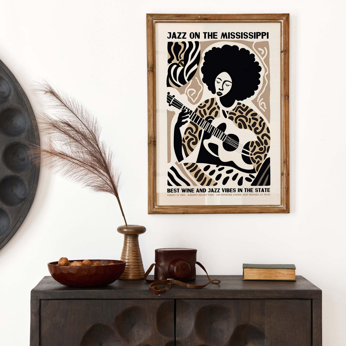 Jazz On The Mississippi Poster