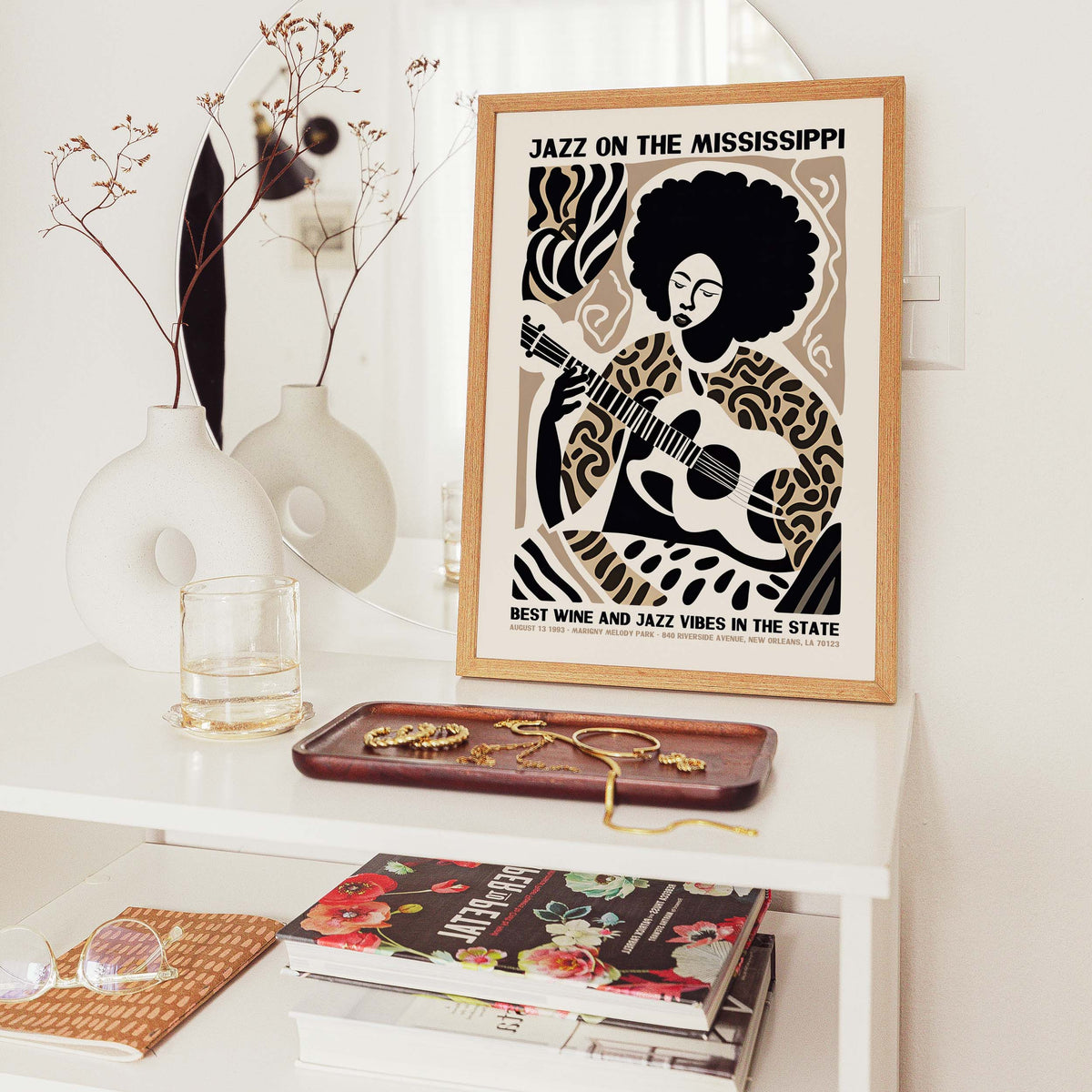 Jazz On The Mississippi Poster