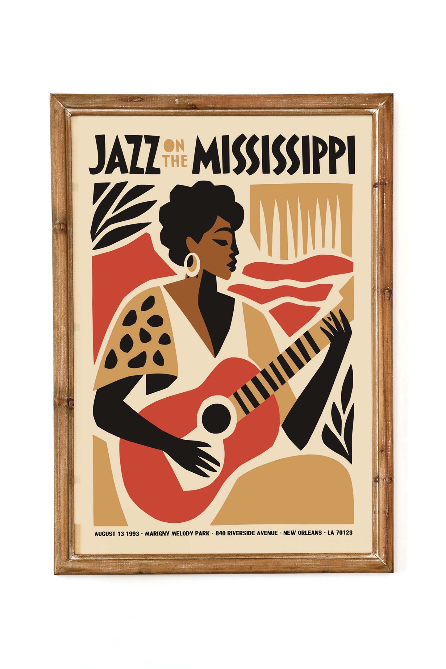 Jazz On The Mississippi Poster