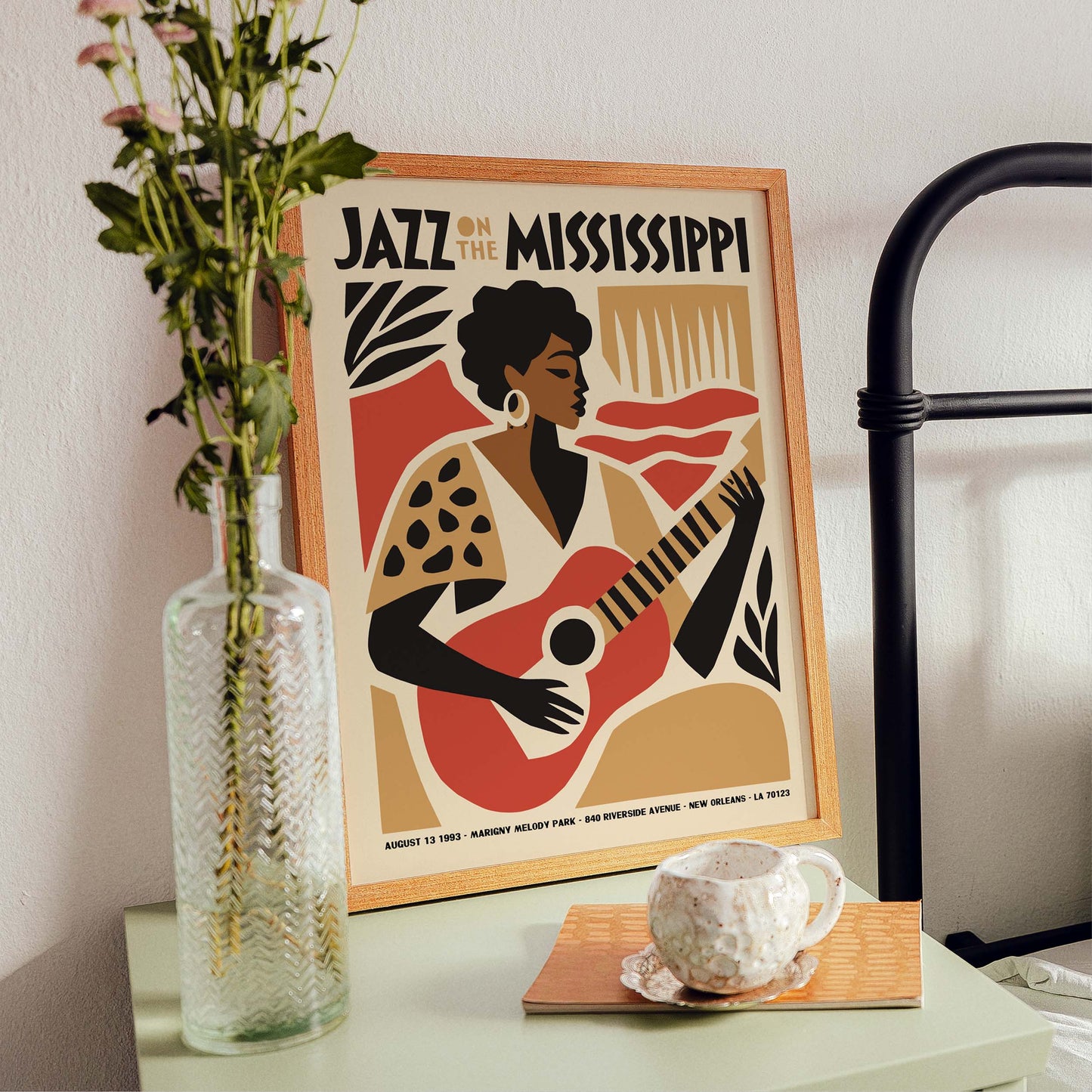Jazz On The Mississippi Poster