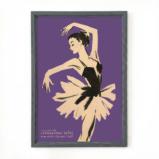 Contemporary Ballet Poster Print