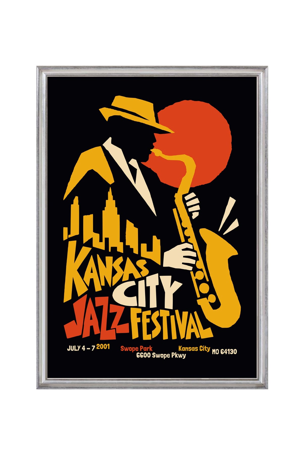 Kansas City Jazz Festival Poster Print