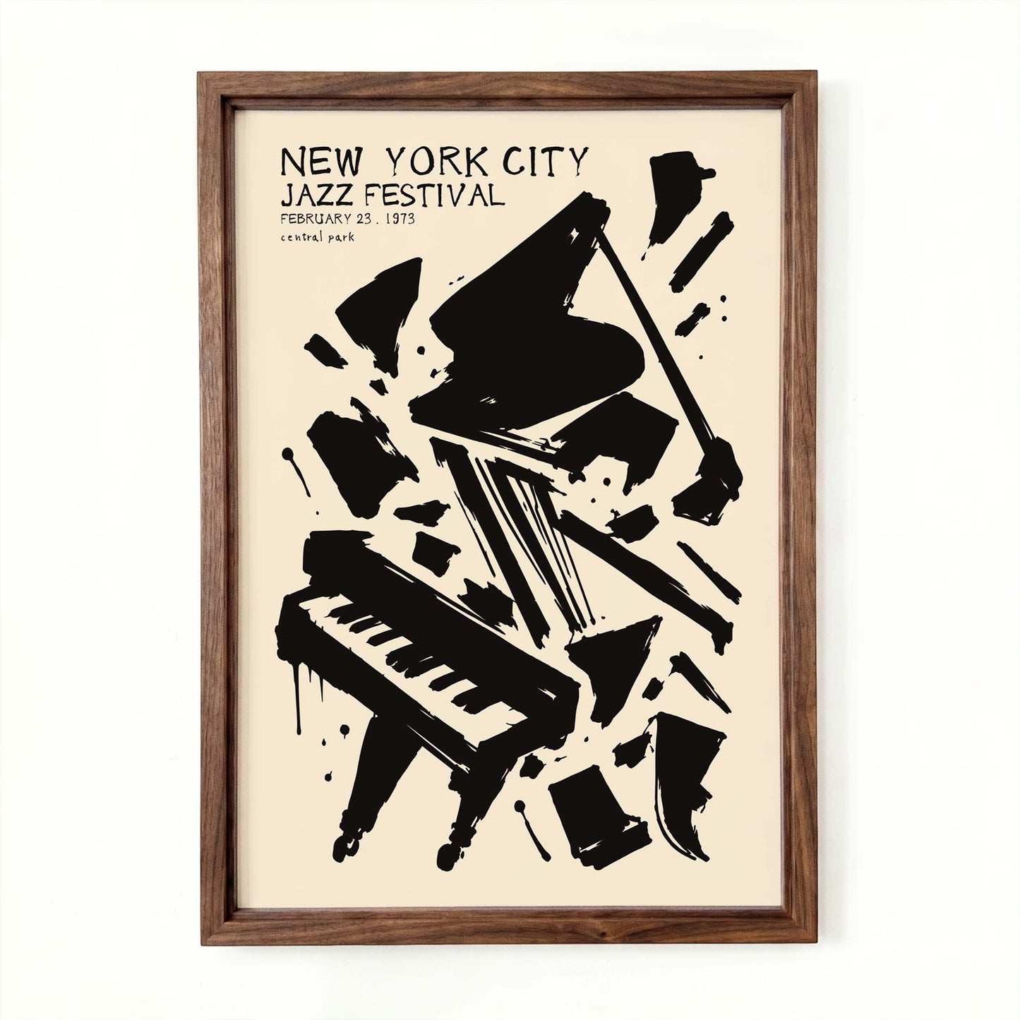 New York Jazz Festival Wall Art For Living Room