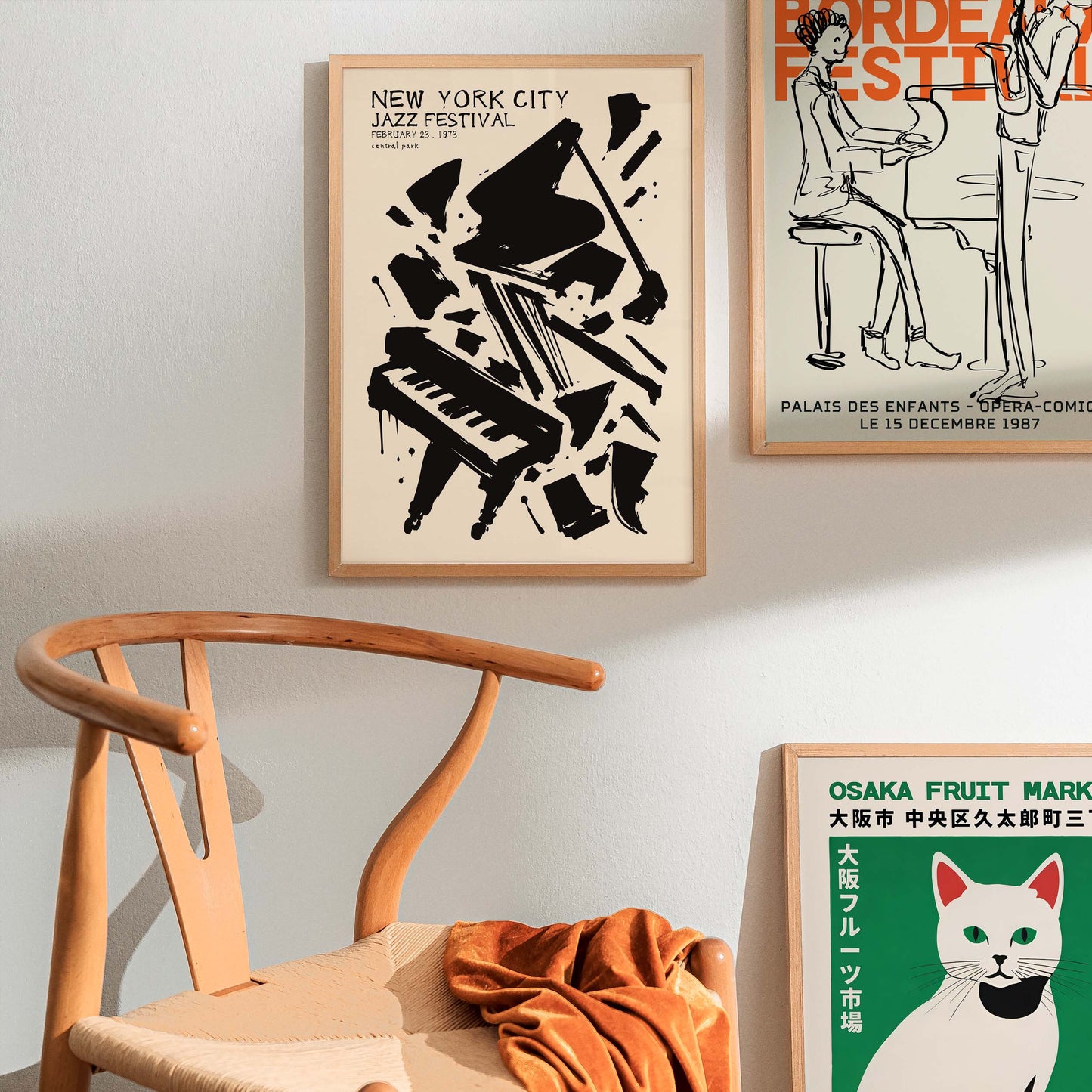 New York Jazz Festival Wall Art For Living Room