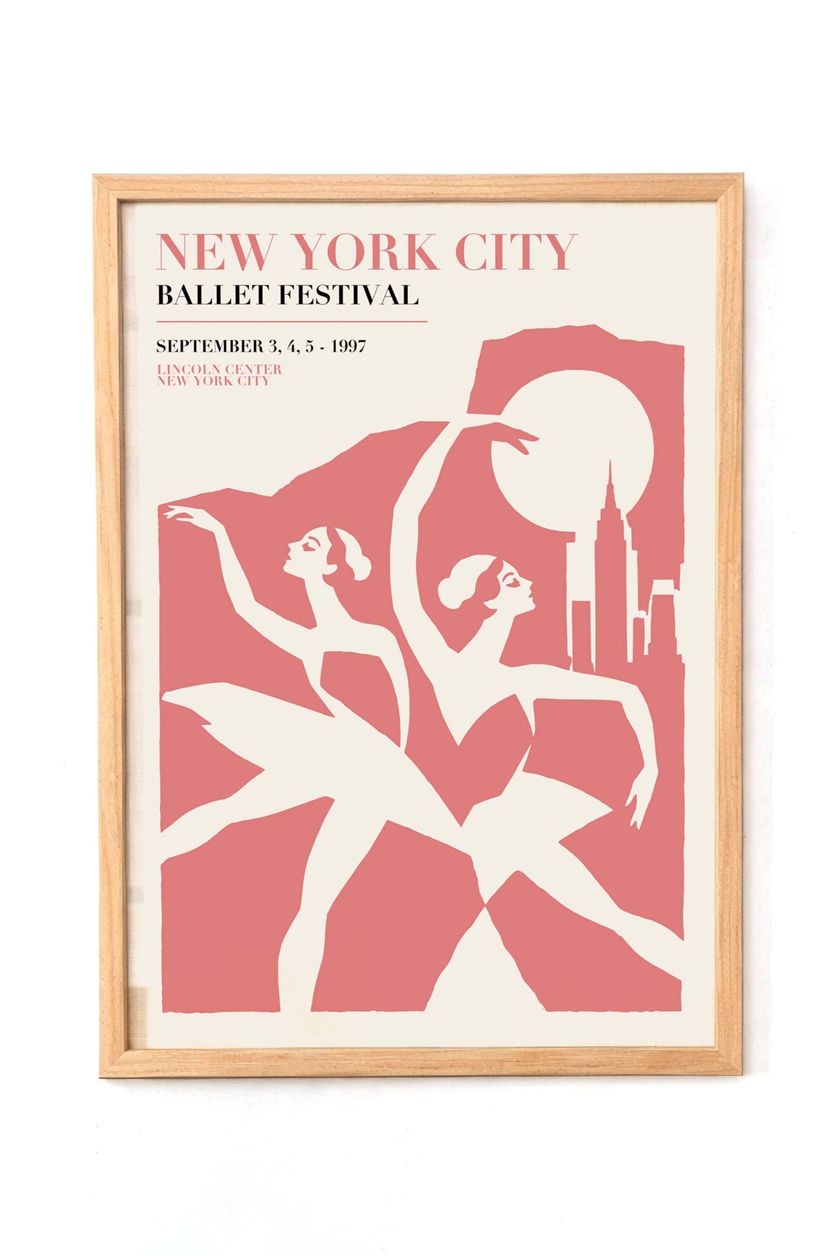 New York City Ballet Festival Poster Print