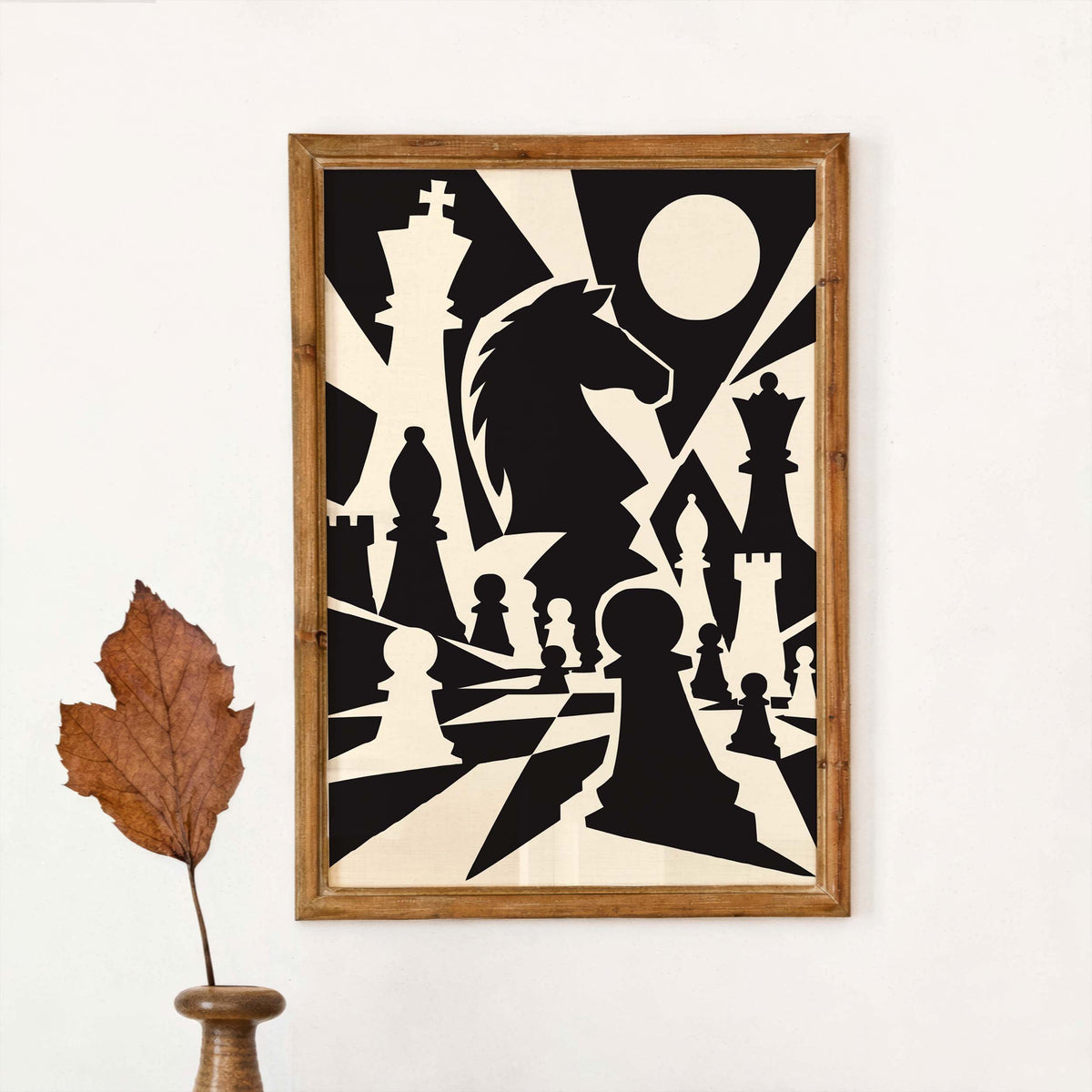 Chess Knight Wall Art Poster