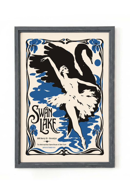 Swan Lake Ballet Poster Print