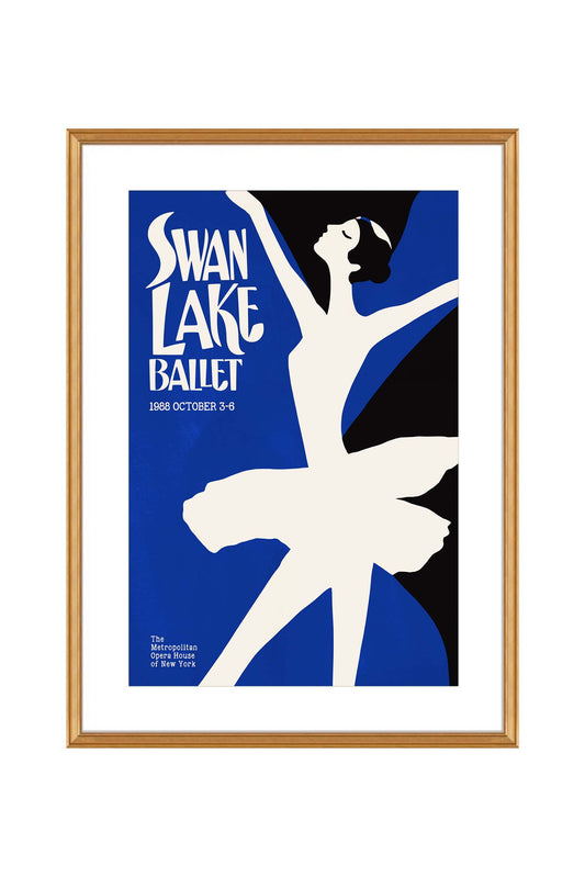 Swan Lake Ballet Poster