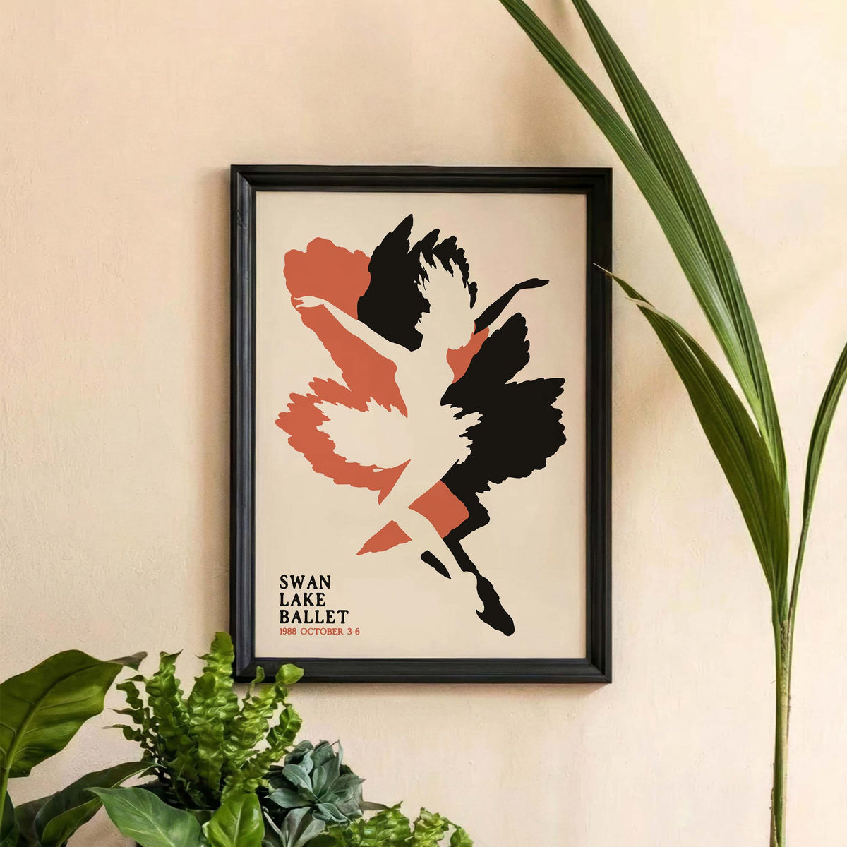 Swan Lake Ballet Dance Poster Print