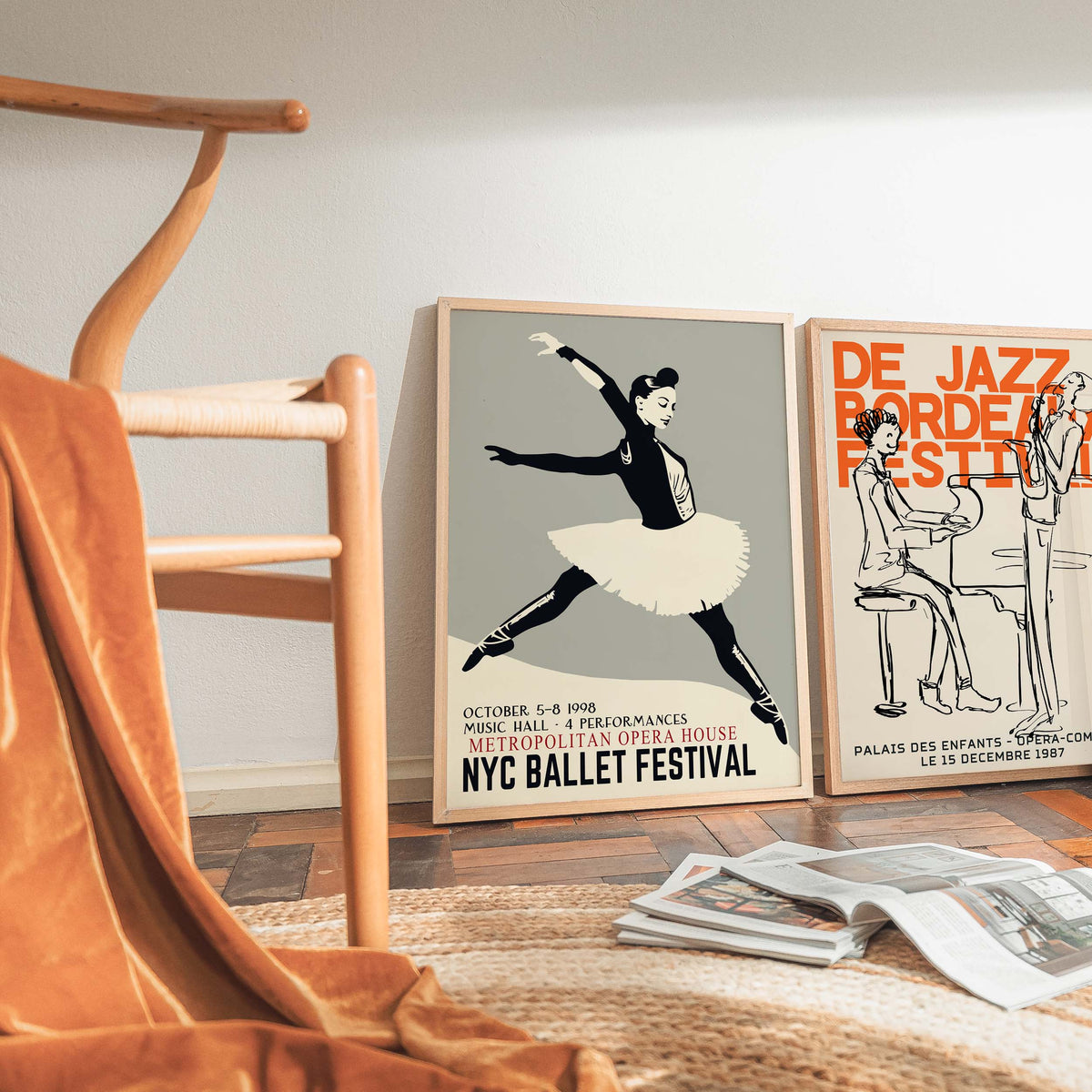 NYC Ballet Festival Dancer Poster Print