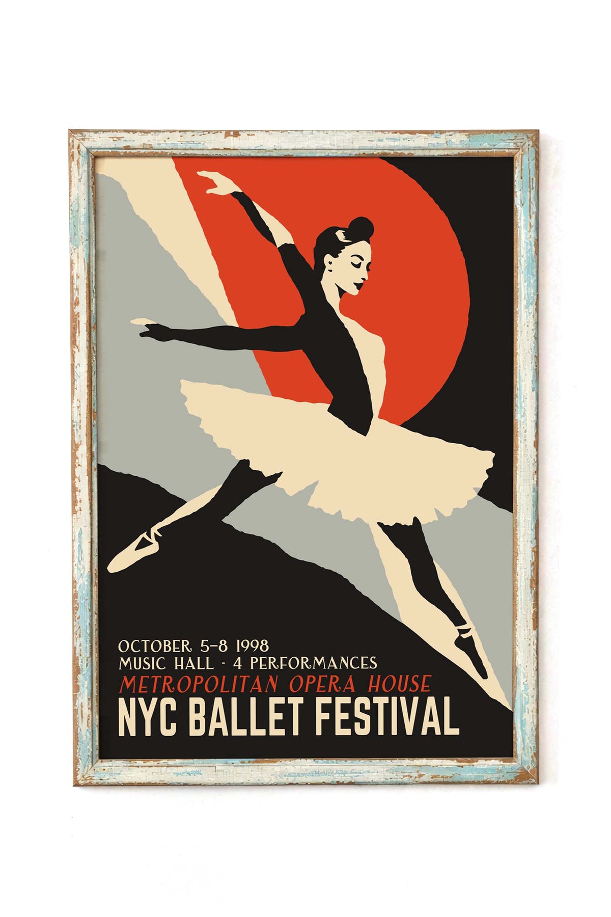 NYC Ballet Festival Dance Poster