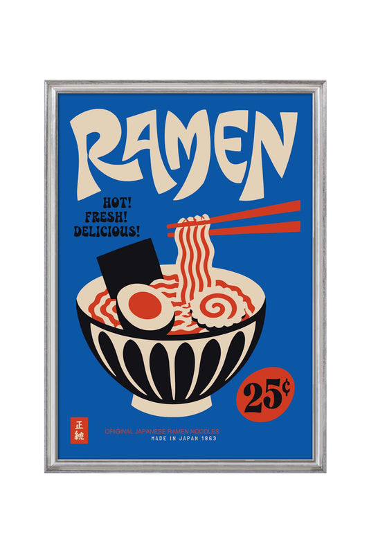 Japanese Ramen Noodles Food Poster Print