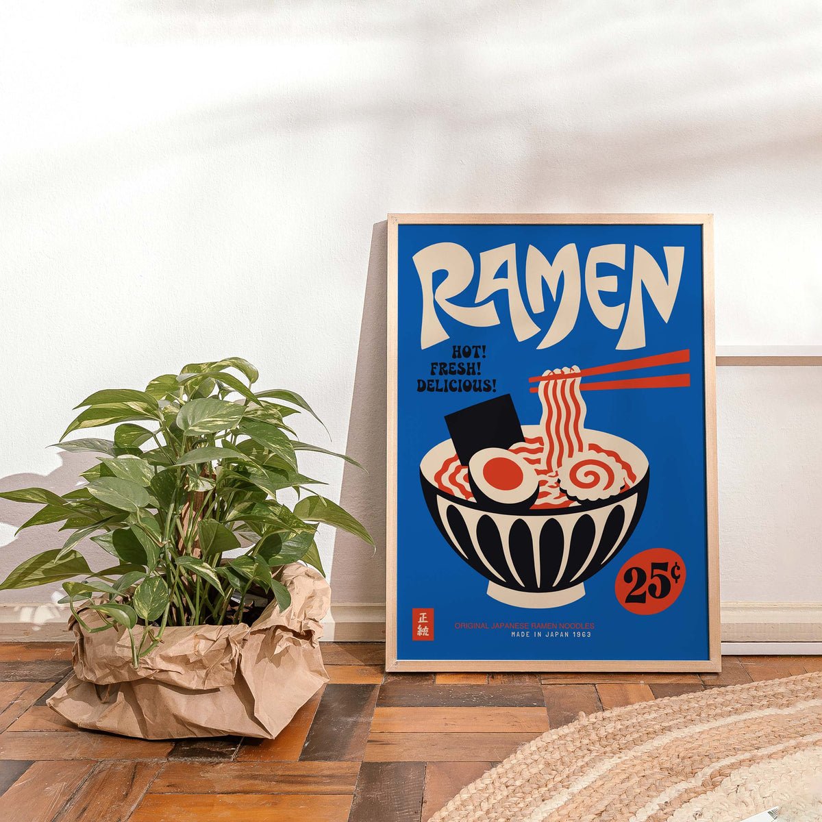 Japanese Ramen Noodles Food Poster Print