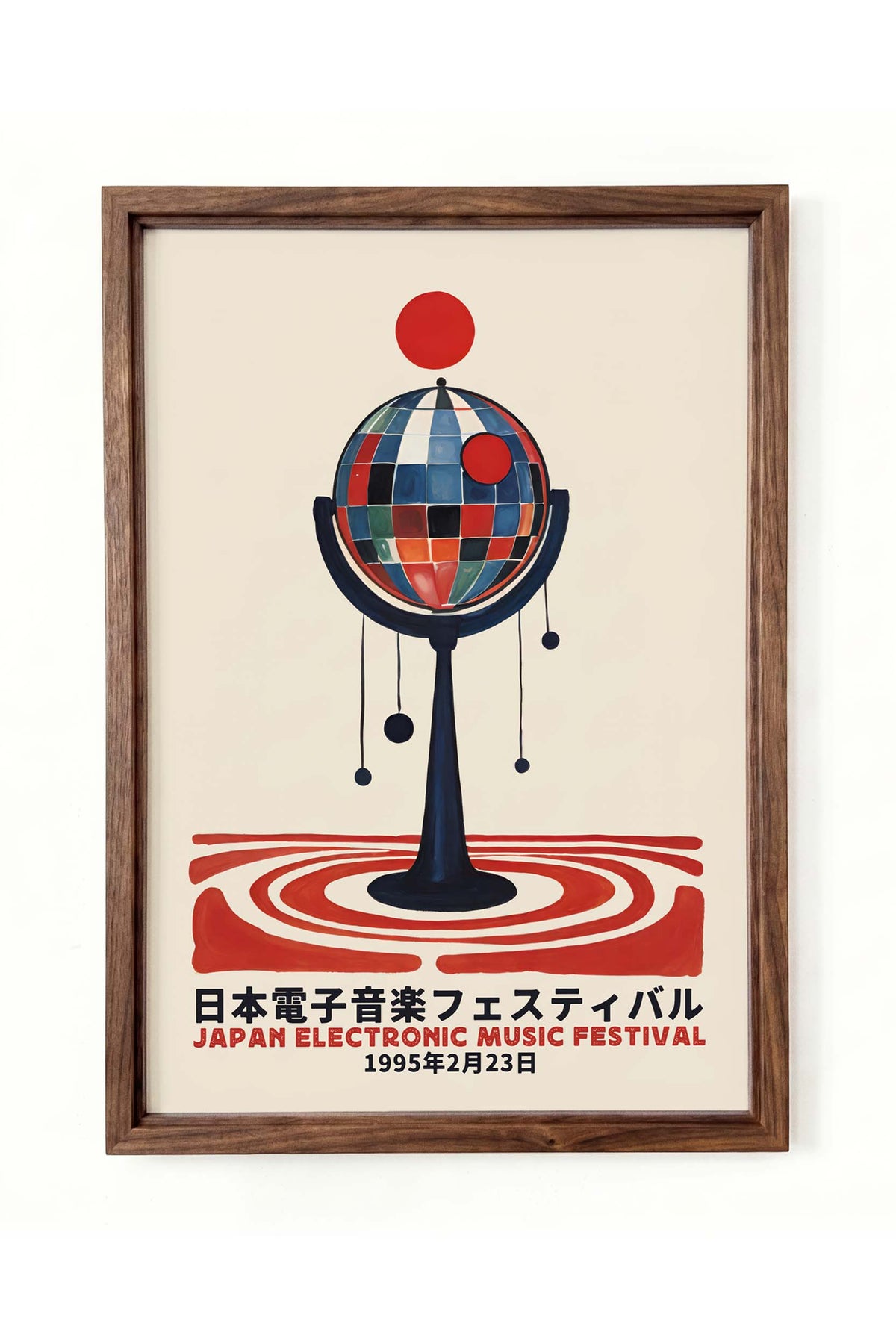 Japanese Electronic Music Festival Poster Print