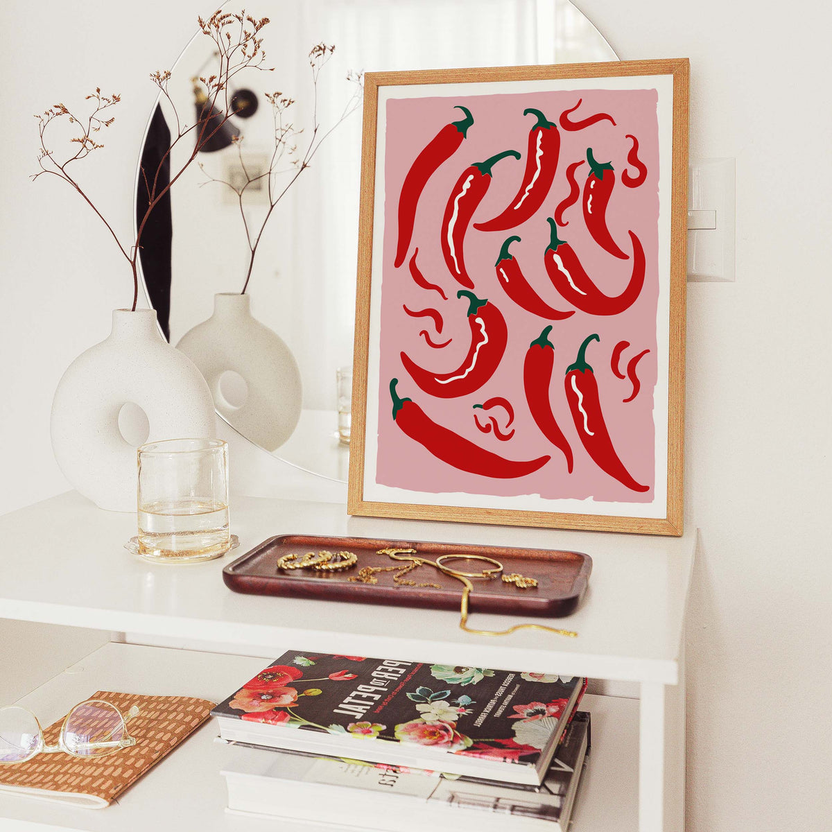 Chili Pepper Wall Art Print