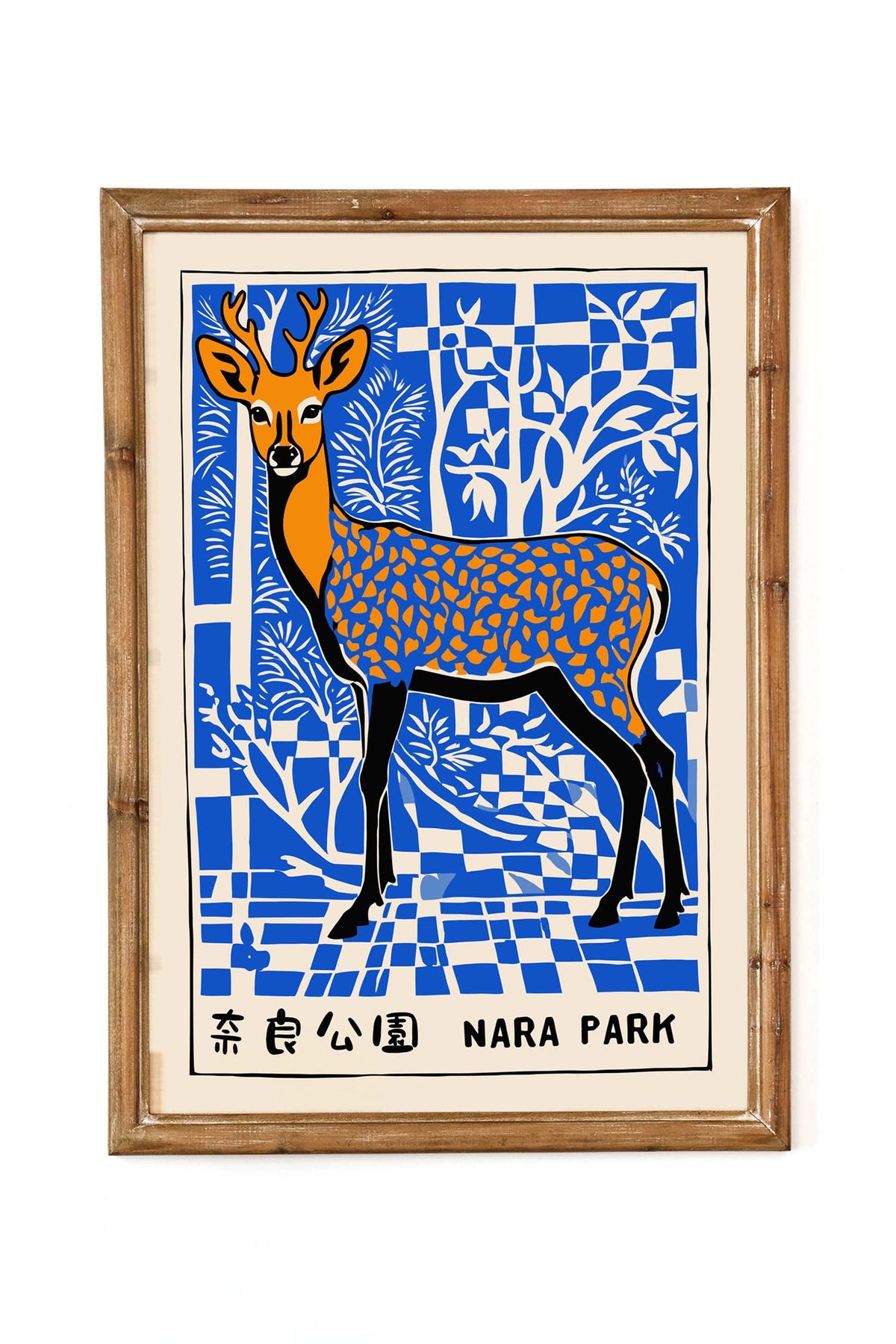 Nara Park Deer Japanese Travel Wall Art