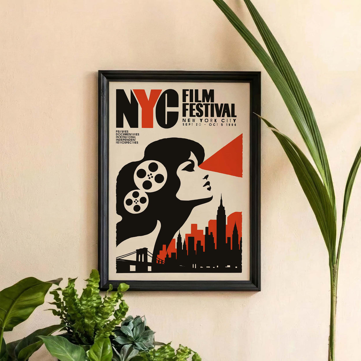 NYC Film Festival Poster New York Print