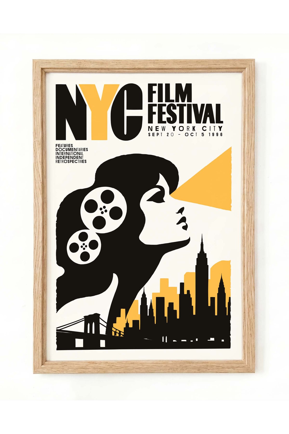 New York Film Festival Poster Print