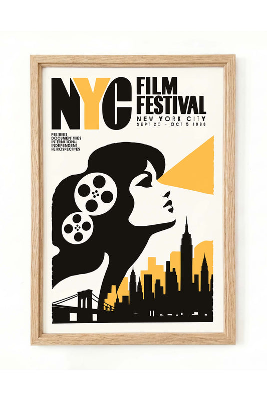 New York Film Festival Poster Print