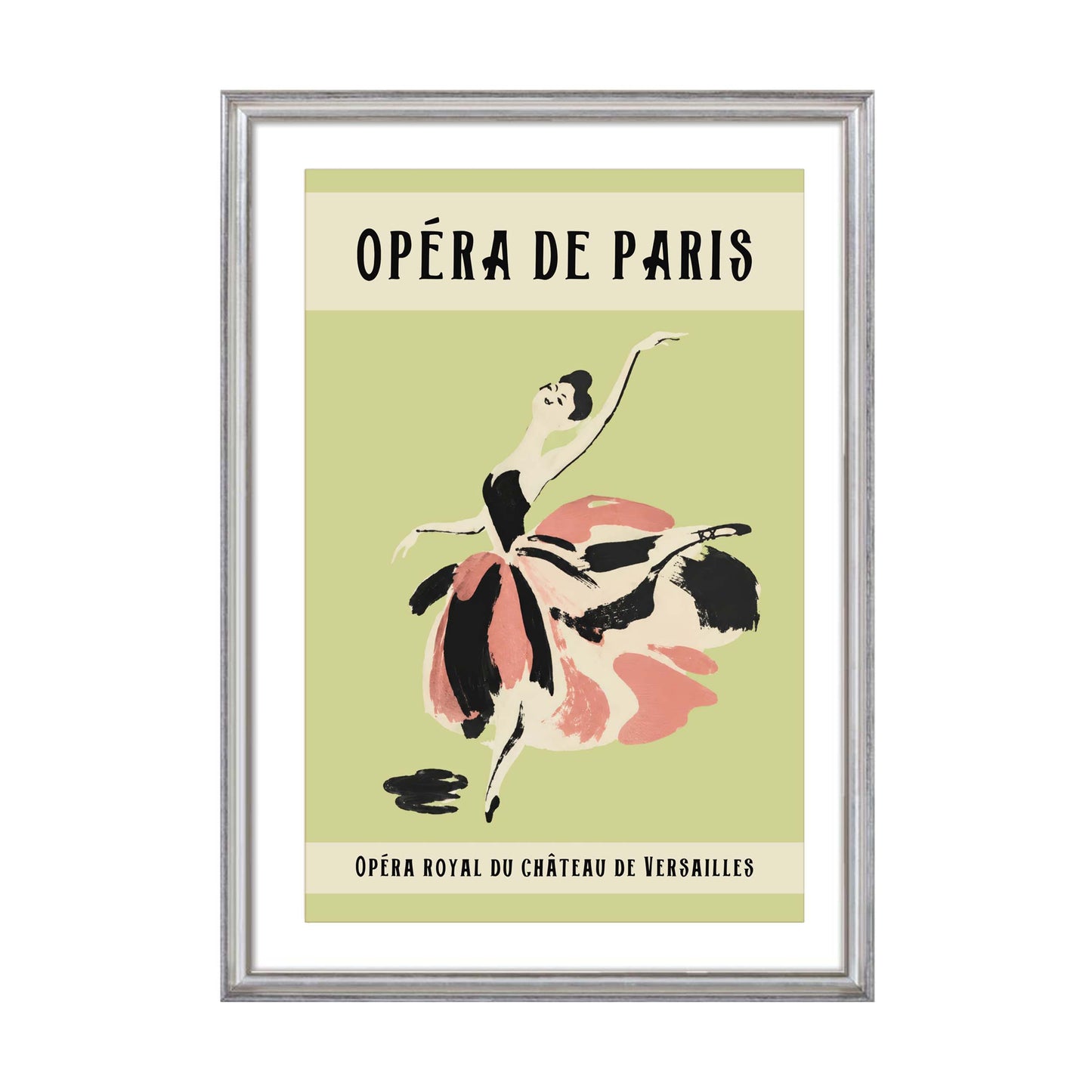 Paris Ballet Bedroom Wall Art