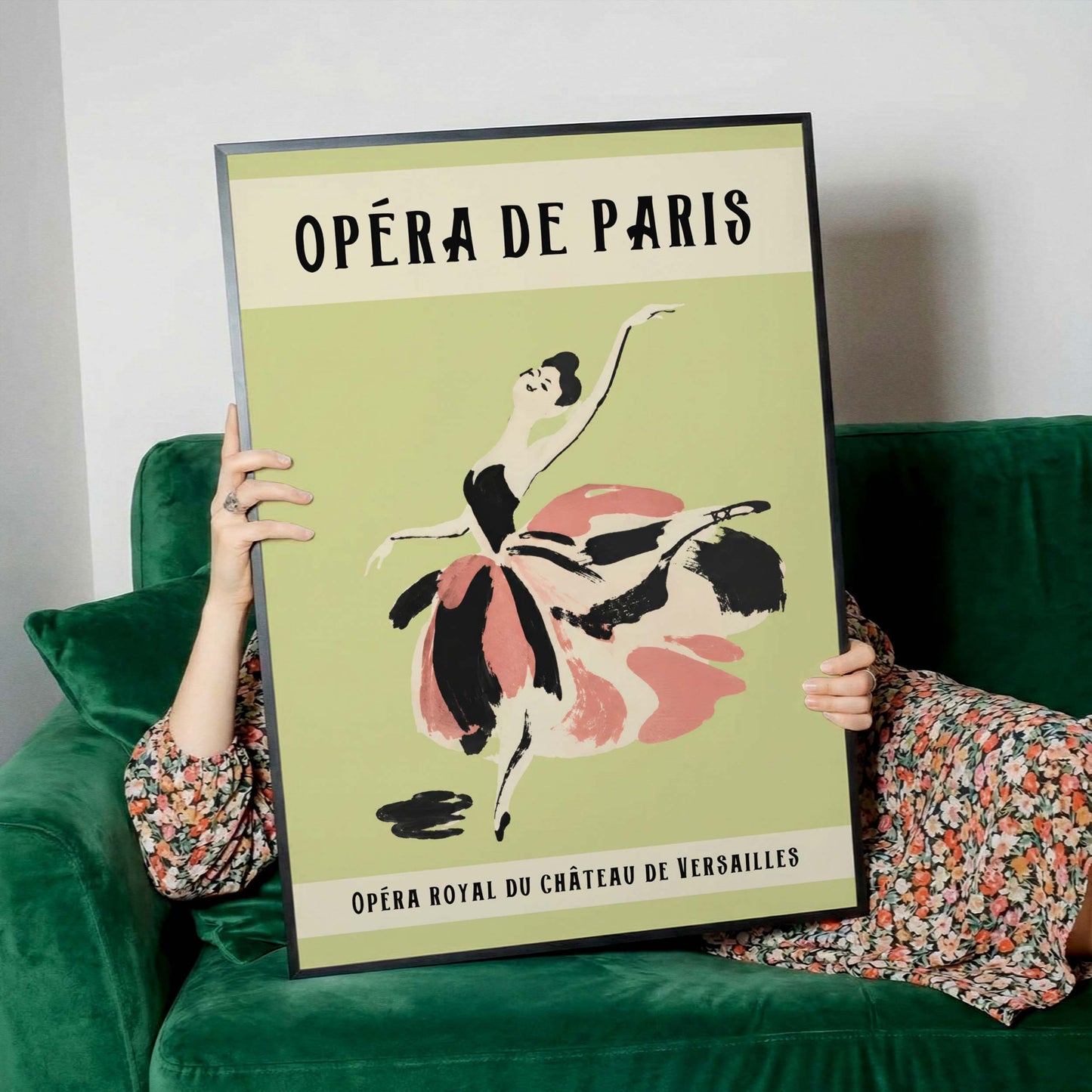 Paris Ballet Bedroom Wall Art