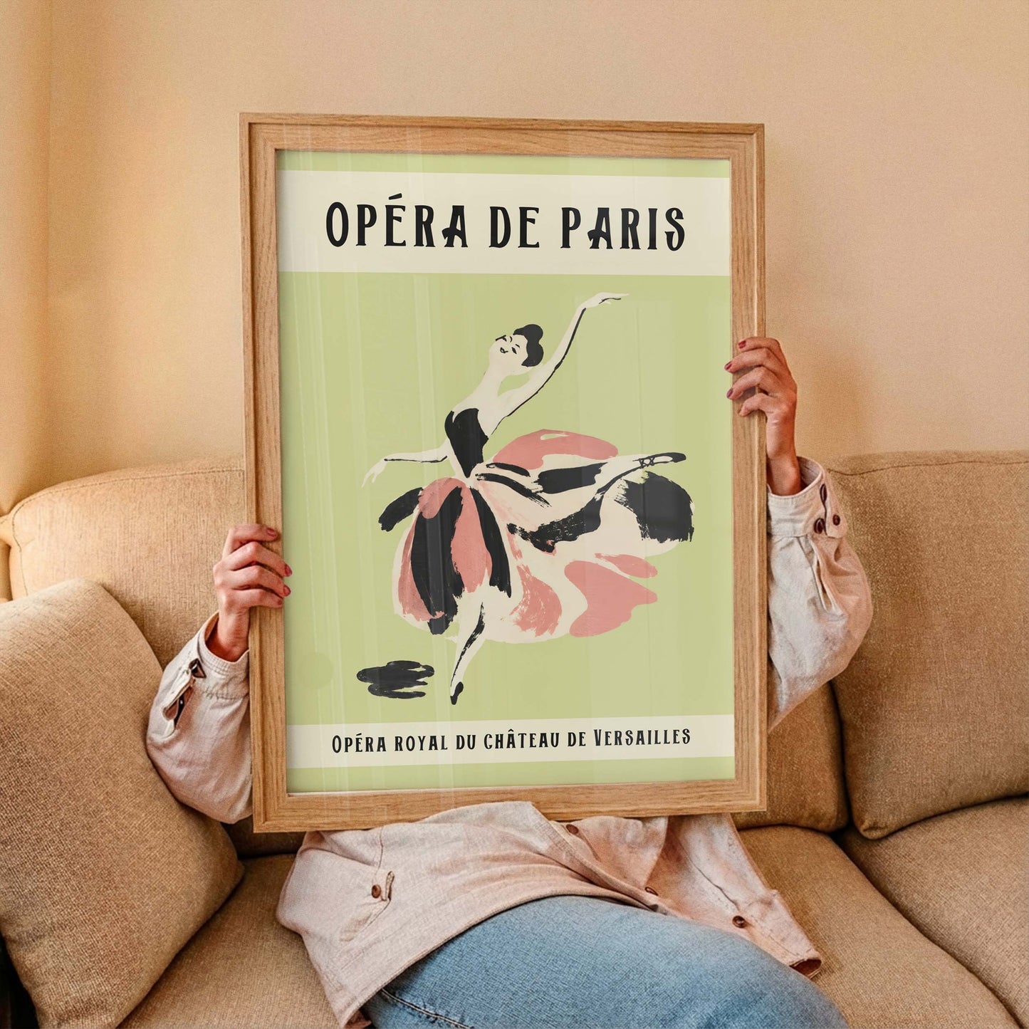 Paris Ballet Bedroom Wall Art