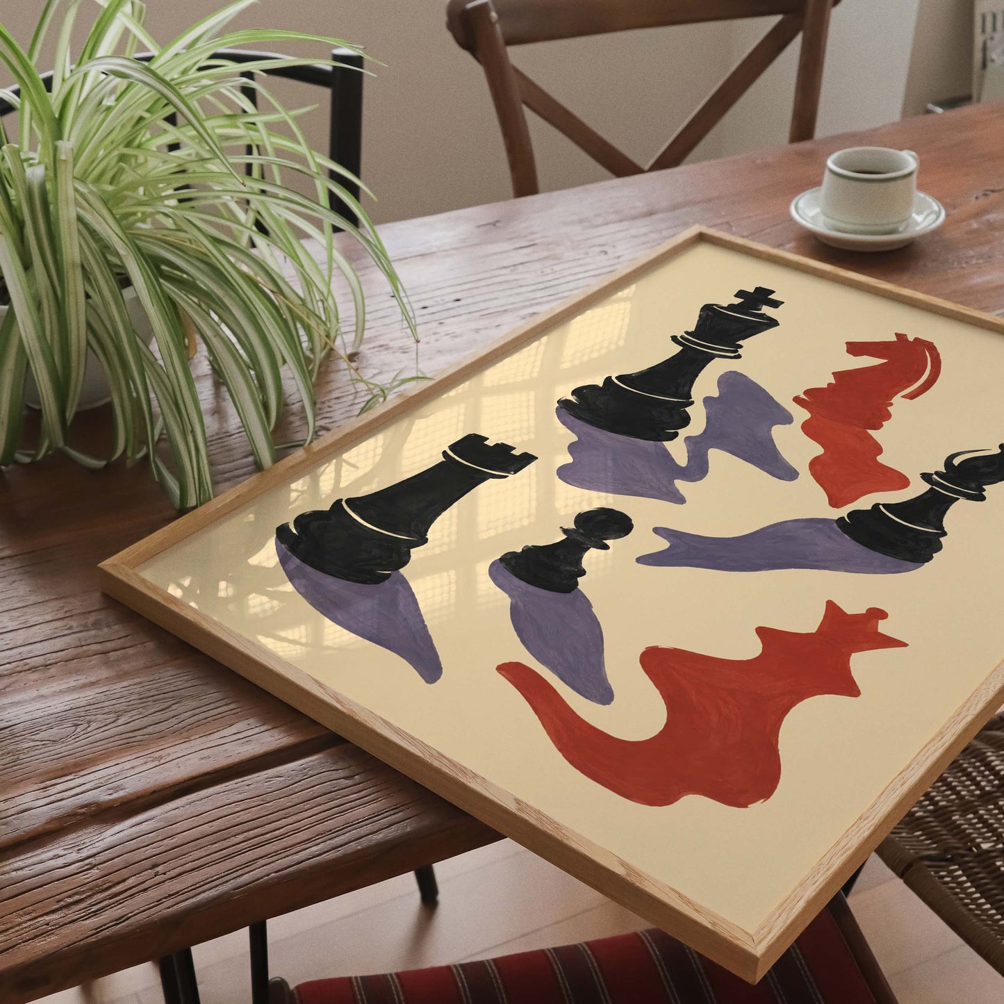 Chess Pieces Poster Art