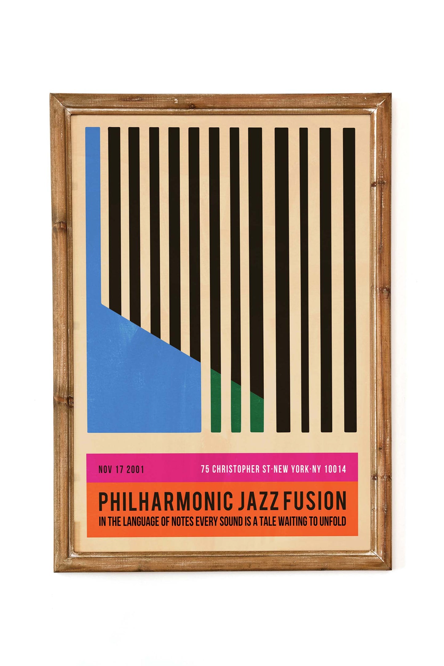 Philharmonic Jazz Fusion Poster