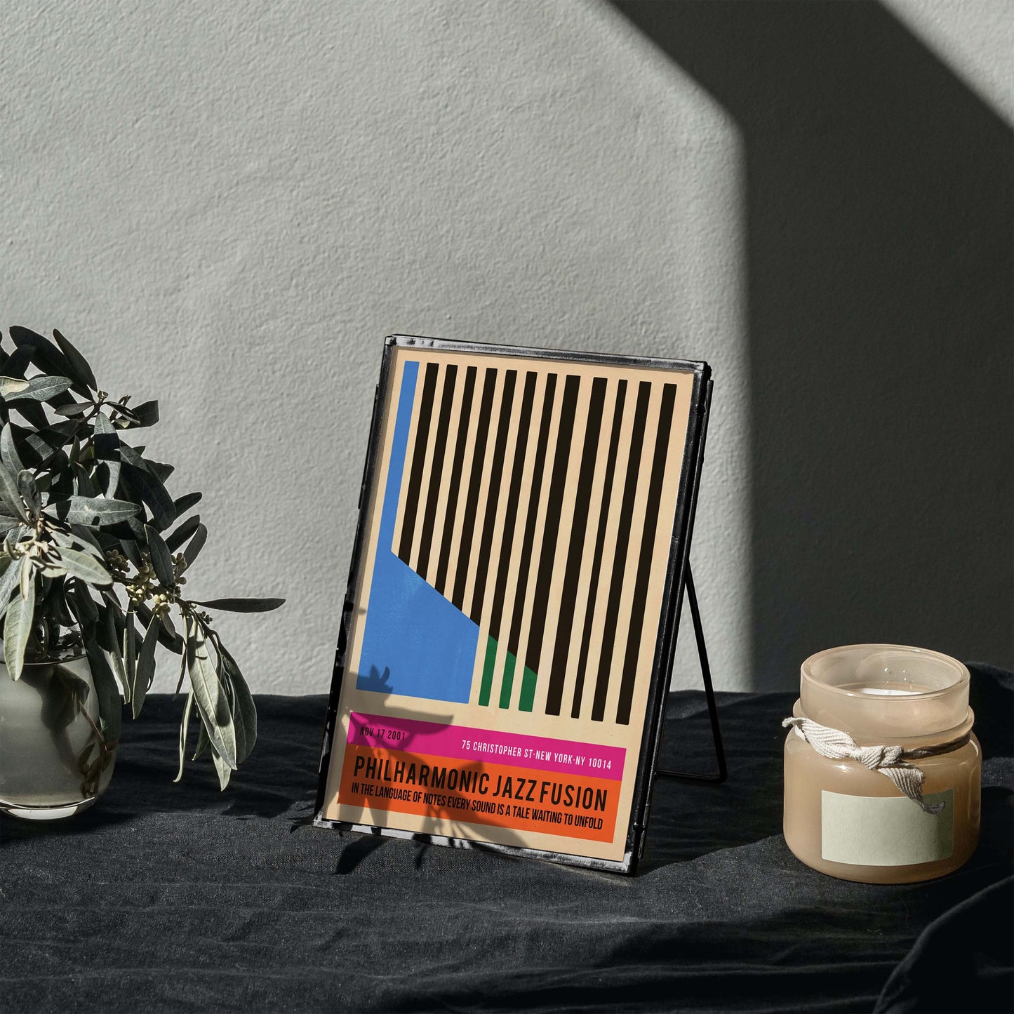 Philharmonic Jazz Fusion Poster
