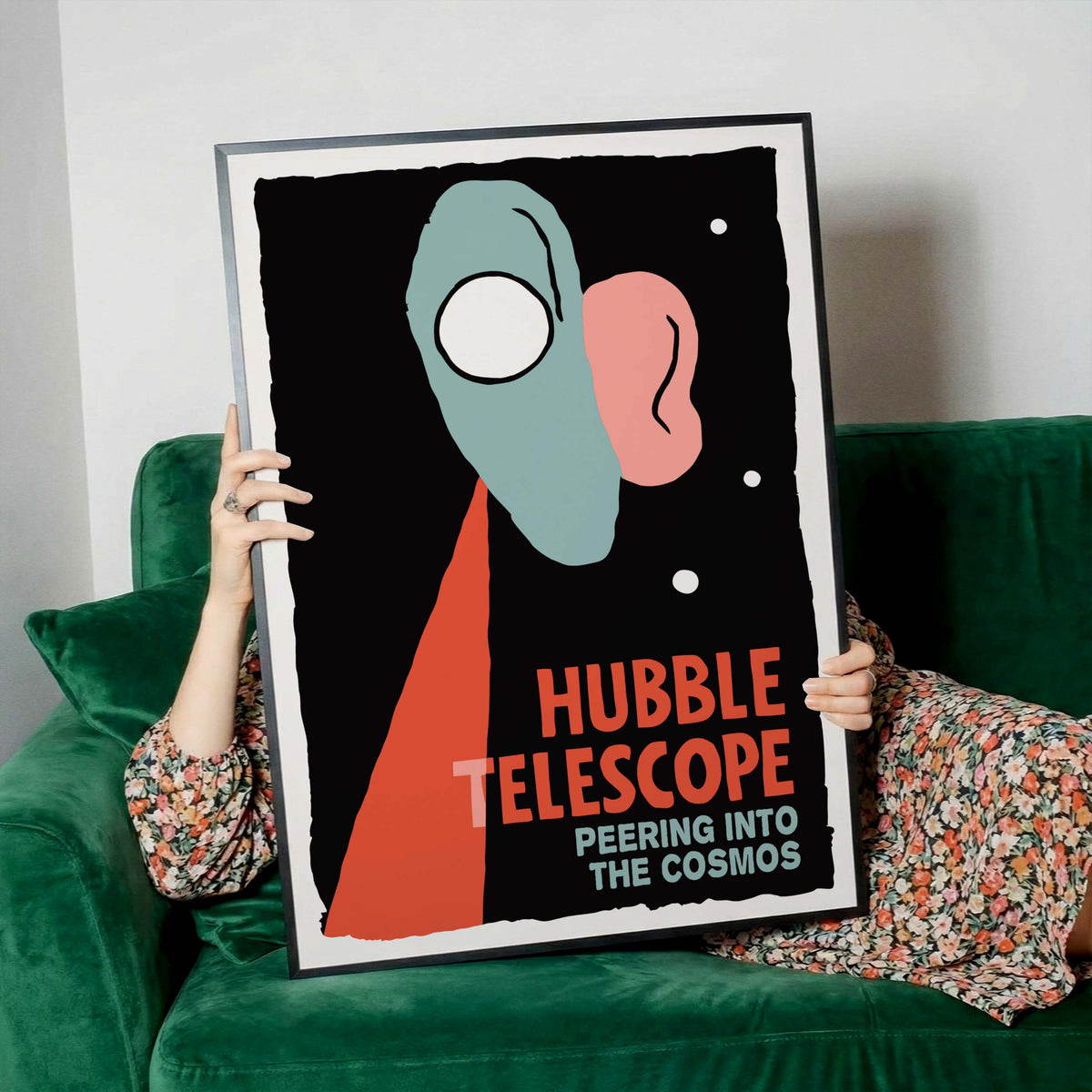 Hubble Telescope Space Wall Art