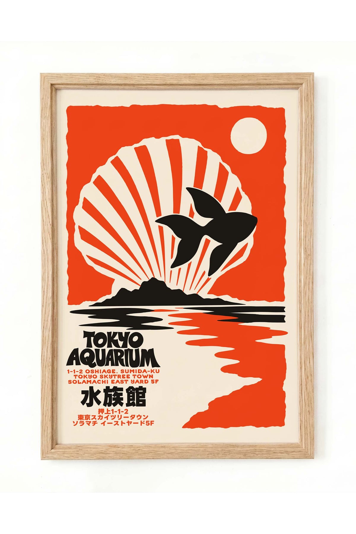 Tokyo Aquarium Whale Poster Print