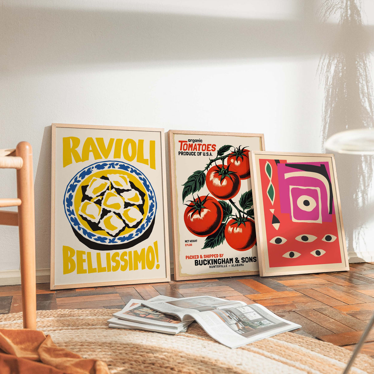 Ravioli Italian Food Wall Art Print