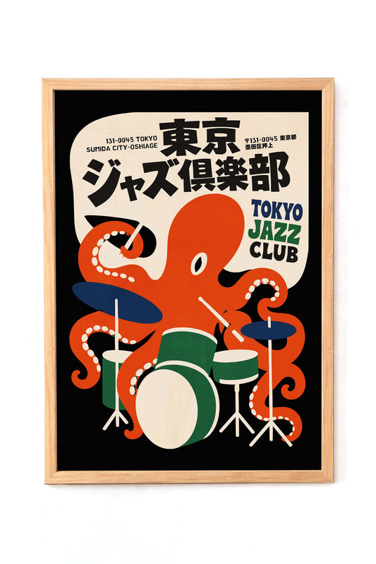 Tokyo Jazz Club Poster Print