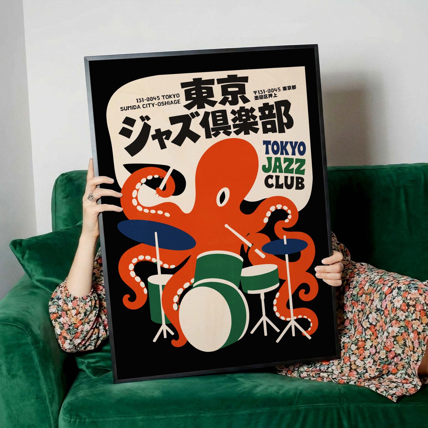 Tokyo Jazz Club Poster Print