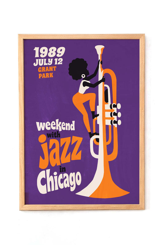 Chicago Jazz Festival Poster
