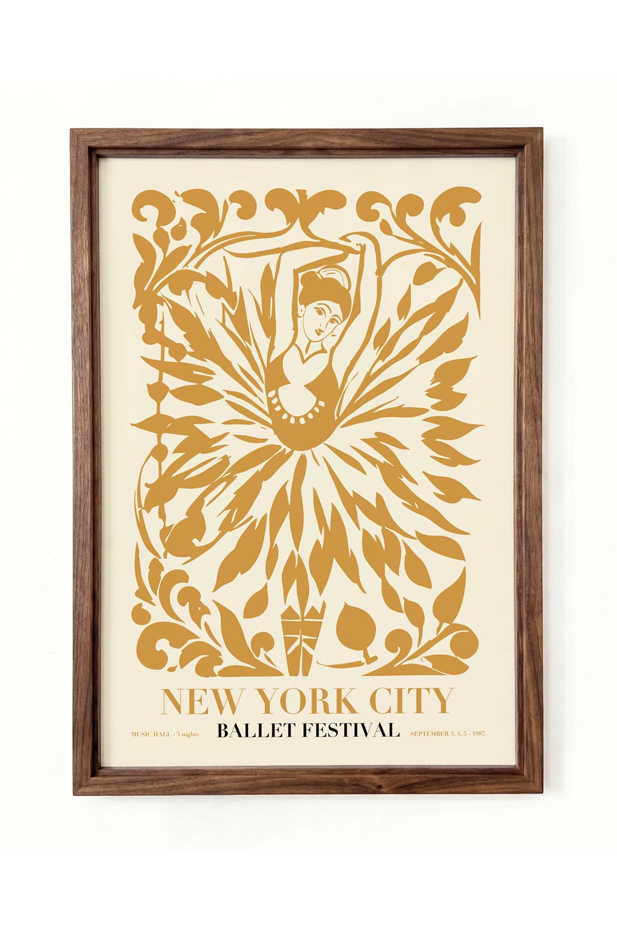 New York Ballet Festival Poster Print