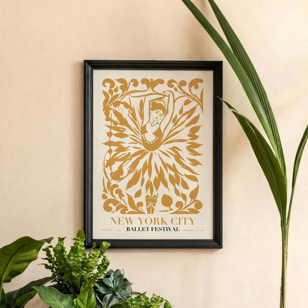 New York Ballet Festival Poster Print