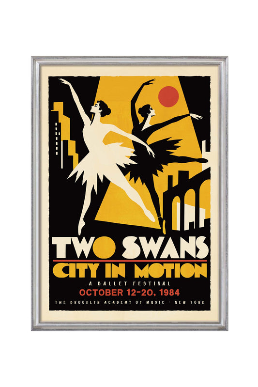 Two Swans Ballet Festival Poster