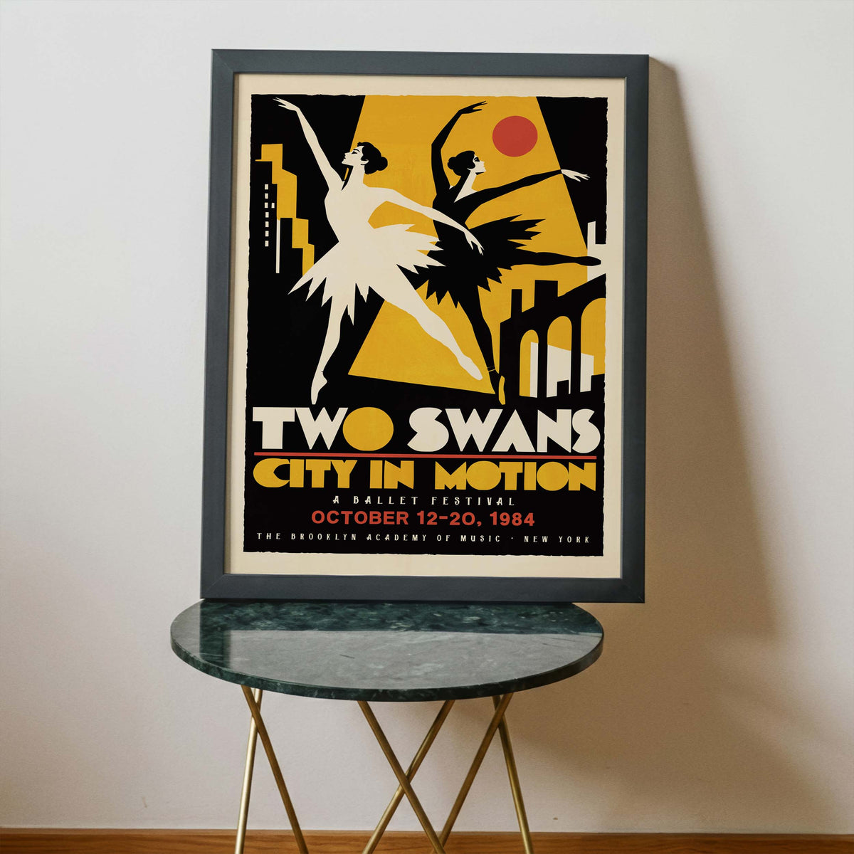 Two Swans Ballet Festival Poster
