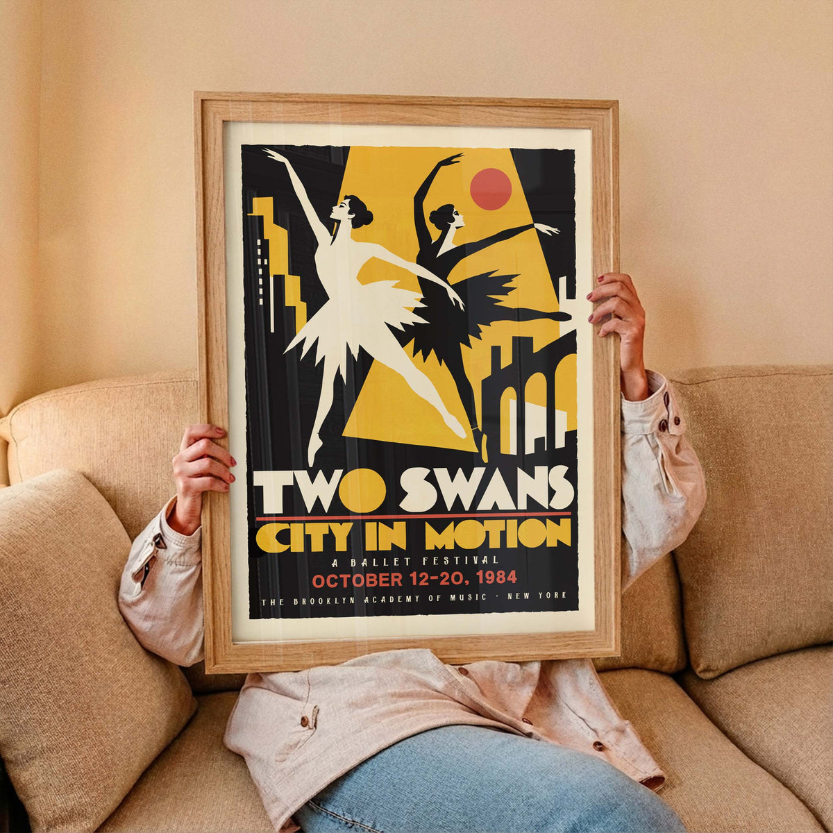 Two Swans Ballet Festival Poster